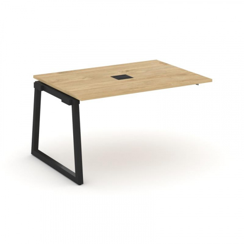 Style Project Проходной наб. элем. перег. стола SN-5T1.NSPRG-001 Акация Лорка/Металл Антрацит/Заглуш