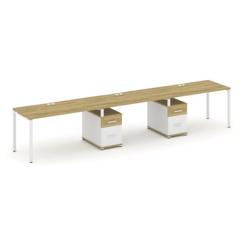 Бенч-система на 3 места с 2 опорными тумбами Concept CN.ORS-339 фото 11