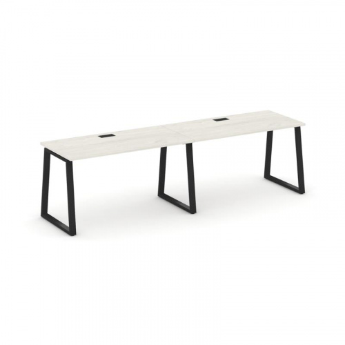 Style Project Рабочая станция 1 сторон. SN-6T1.ORS-011 Акация Лорка/Металл Антрацит/Заглушка Пластик фото 5