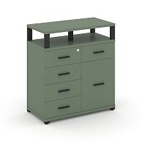 Тумба приставная с 5 ящиками Concept CN.TSP-018 B