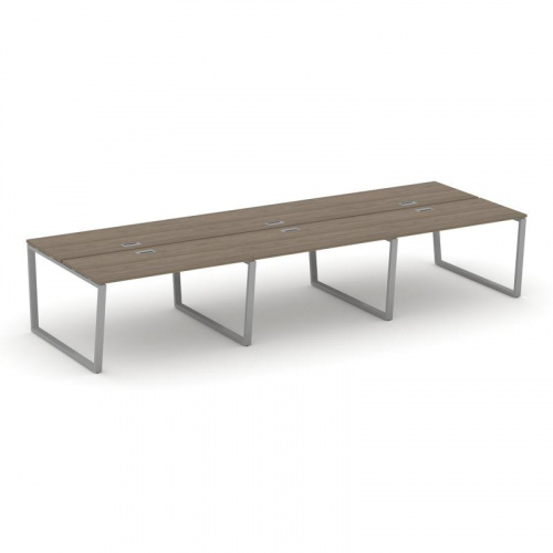 Style Project Рабочая станция 2-х сторон. SN-6T2.DRS-071 Акация Лорка/Металл Антрацит/Заглушка Пласт фото 14