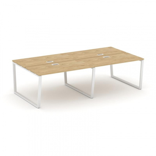 Style Project Рабочая станция 2-х сторон. SN-6T2.DRS-031 Акация Лорка/Металл Антрацит/Заглушка Пласт фото 3