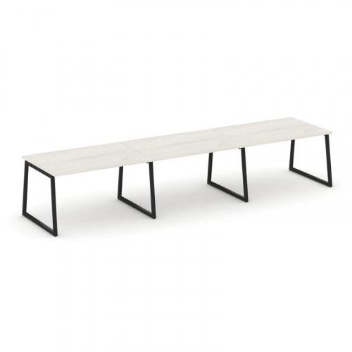 Style Project Стол переговорный SN-4T1.SPRG-021.3 Акация Лорка/Металл Антрацит 2940*980*750 фото 4