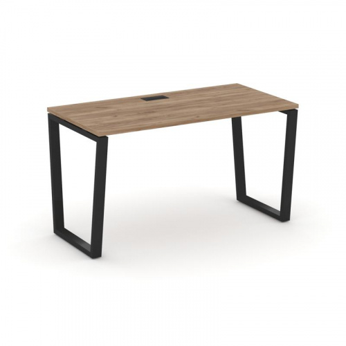 Style Project Стол письменный SN-6T2.SP-011 Акация Лорка/Металл Антрацит/Заглушка Пластик Черный 980 фото 4