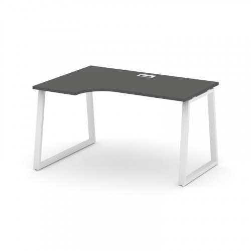 Style Project Стол рабочий эргоном. SN-6T1.SPA-022(L) Акация Лорка/Металл Антрацит/Заглушка Пластик фото 19