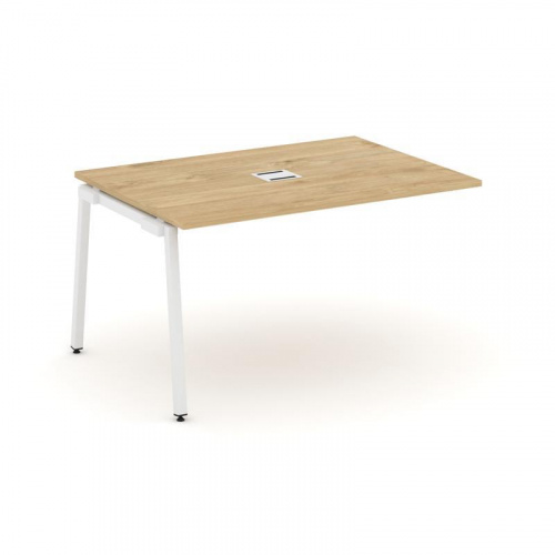 Style Project Проходной наб. элем. перег. стола SN-4A.NSPRG-001 Дуб Наварра/Металл Белый 980*980*750 фото 10 Style Project Проходной наб. элем. перег. стола SN-4A.NSPRG-001 Дуб Наварра/Металл Белый 980*980*750 фото 10