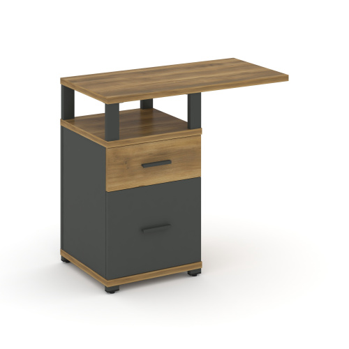 Тумба приставная с 1 ящиком Concept CN.TUS-004 W