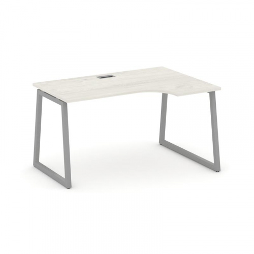 Style Project Стол рабочий эргоном. SN-4T1.SPA-001(R) Акация Лорка/Металл Антрацит/Заглушка Пластик фото 17