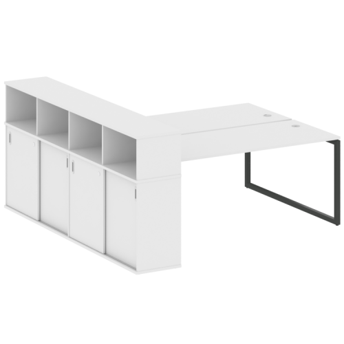 Бенч-система с шкафом-купе на О-обр. м/к Metal System Quattro 40БО.РС-СШК-4.5 фото 7 Бенч-система с шкафом-купе на О-обр. м/к Metal System Quattro 40БО.РС-СШК-4.5 фото 7
