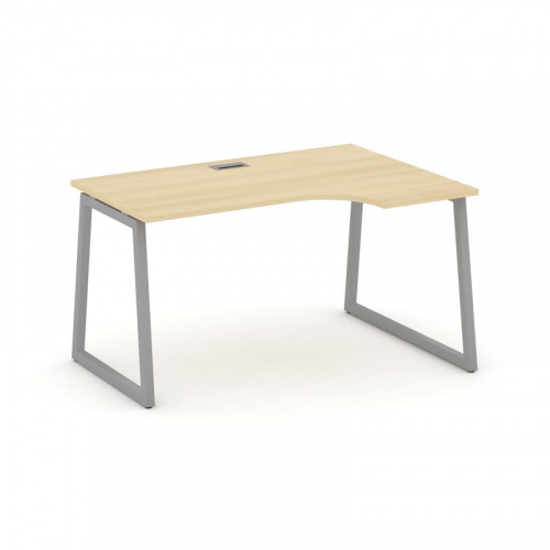 Style Project Стол рабочий эргоном. SN-4T1.SPA-001(R) Акация Лорка/Металл Антрацит/Заглушка Пластик фото 26