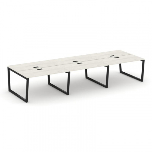 Style Project Рабочая станция 2-х сторон. SN-5T2.DRS-074 Акация Лорка/Металл Антрацит/Заглушка Пласт фото 6