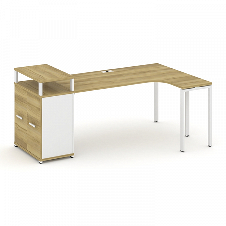 Стол эргономичный с опорным распашным шкафом Concept CN.SA-212(R)