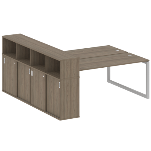 Бенч-система с шкафом-купе на О-обр. м/к Metal System Quattro 50БО.РС-СШК-4.5 фото 2