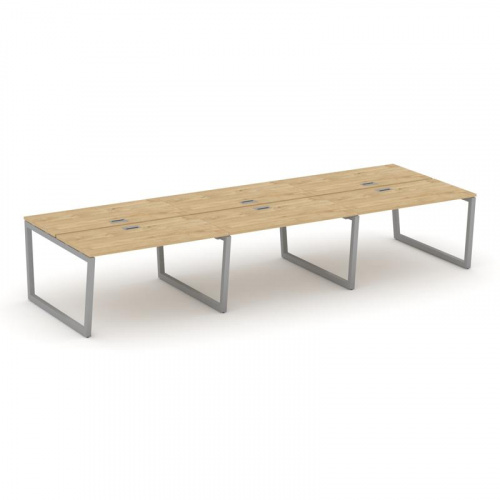 Style Project Рабочая станция 2-х сторон. SN-5T2.DRS-074 Акация Лорка/Металл Антрацит/Заглушка Пласт фото 2