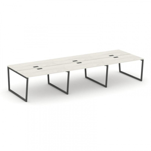 Style Project Рабочая станция 2-х сторон. SN-4T2.DRS-072 Акация Лорка/Металл Антрацит/Заглушка Пласт фото 24