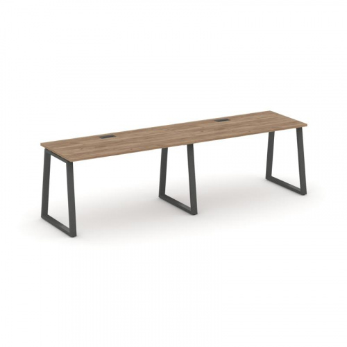 Style Project Рабочая станция 1 сторон. SN-6T1.ORS-011 Акация Лорка/Металл Антрацит/Заглушка Пластик фото 23