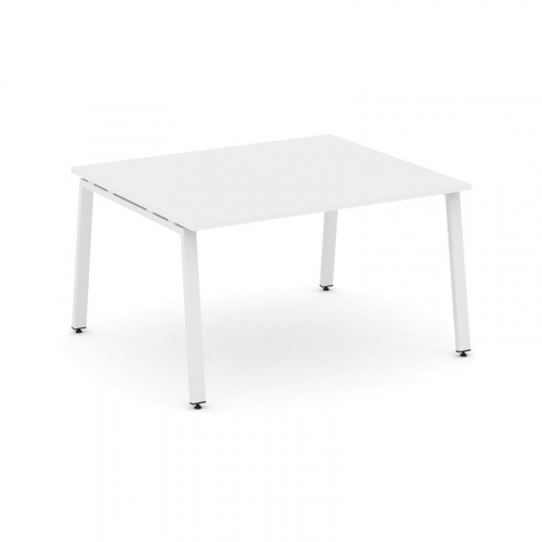 Style Project Стол переговорный SN-6A.SPRG-032.3 Тиквуд Светлый/Металл Белый 1180*1180*750 фото 26