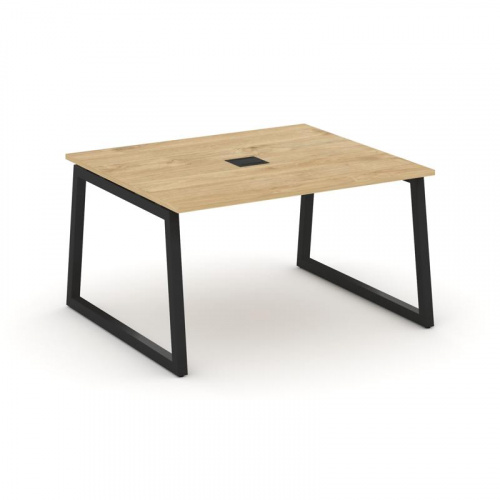 Style Project Стол переговорный SN-5T1.SPRG-032 Акация Лорка/Металл Антрацит/Заглушка Металл Антраци фото 3