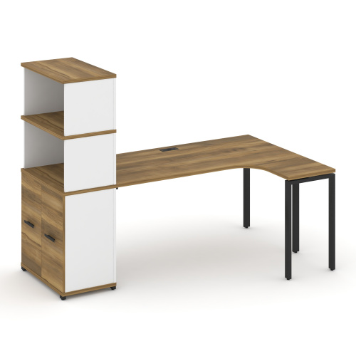 Стол эргономичный с опорным распашным шкафом Concept CN.SA-216(R)