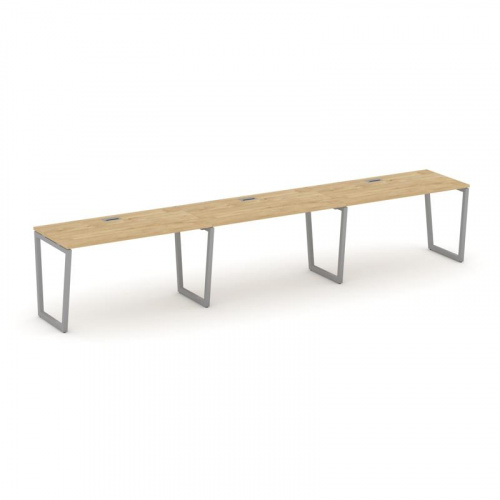 Style Project Рабочая станция 1 сторон. SN-4T2.ORS-054 Акация Лорка/Металл Антрацит/Заглушка Пластик фото 2