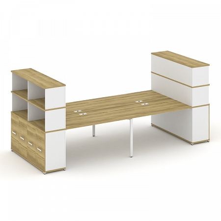 Бенч-система с опорными распашными шкафами Concept CN.DRS-275