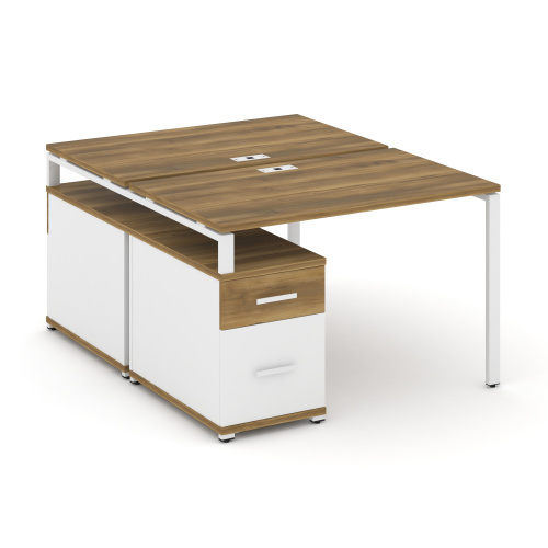 Бенч-система на 2 места с опорной тумбой Concept CN.DRS-306 фото 7