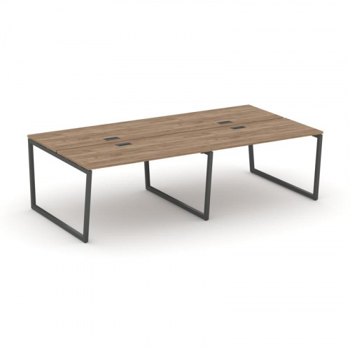 Style Project Рабочая станция 2-х сторон. SN-4T2.DRS-051 Акация Лорка/Металл Антрацит/Заглушка Пласт фото 23