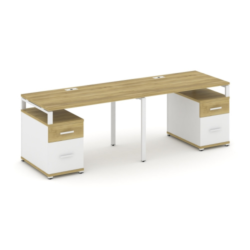 Бенч-система на 2 места с 2 опорными тумбами Concept CN.ORS-322 фото 11