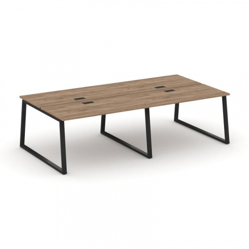 Style Project Рабочая станция 2-х сторон. SN-6T1.DRS-032 Акация Лорка/Металл Антрацит/Заглушка Пласт фото 6