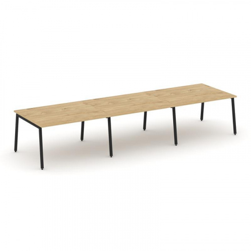 Style Project Стол переговорный SN-4A.SPRG-053.3 Акация Лорка/Металл Белый 4410*1180*750 фото 13