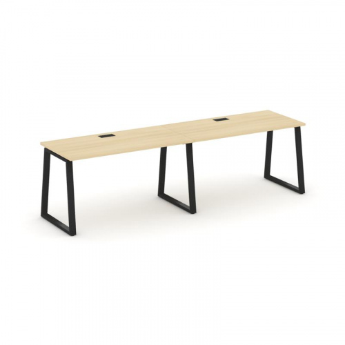 Style Project Рабочая станция 1 сторон. SN-6T1.ORS-011 Акация Лорка/Металл Антрацит/Заглушка Пластик фото 6