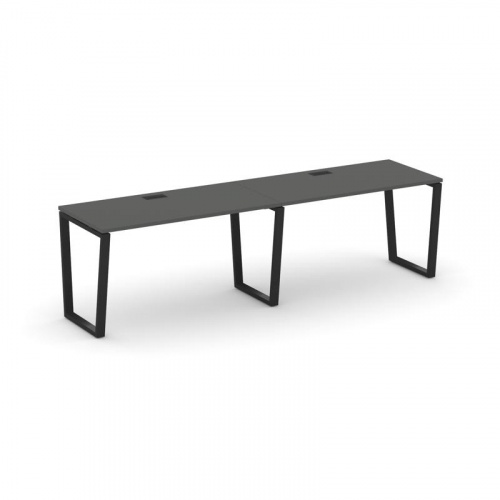 Style Project Рабочая станция 1 сторон. SN-6T2.ORS-022 Акация Лорка/Металл Антрацит/Заглушка Пластик фото 9