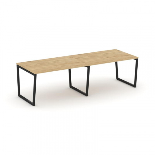 Style Project Стол переговорный SN-4T2.SPRG-011.3 Акация Лорка/Металл Антрацит 1960*980*750