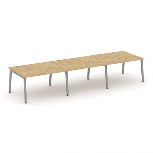 Style Project Стол переговорный SN-5A.SPRG-053.3 Тиквуд Светлый/Металл Антрацит 4410*1180*750