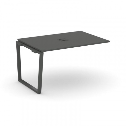 Style Project Проходной наб. элем. перег. стола SN-6T2.NSPRG-001 Акация Лорка/Металл Антрацит/Заглуш фото 27