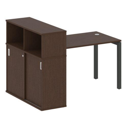 Стол офисный с шкафом-купе на П-обр. м/к Metal System Quattro 50БП.РС-СШК-3.2 фото 13 Стол офисный с шкафом-купе на П-обр. м/к Metal System Quattro 50БП.РС-СШК-3.2 фото 13