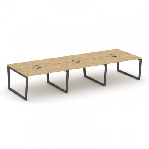 Style Project Рабочая станция 2-х сторон. SN-5T2.DRS-074 Акация Лорка/Металл Антрацит/Заглушка Пласт фото 22