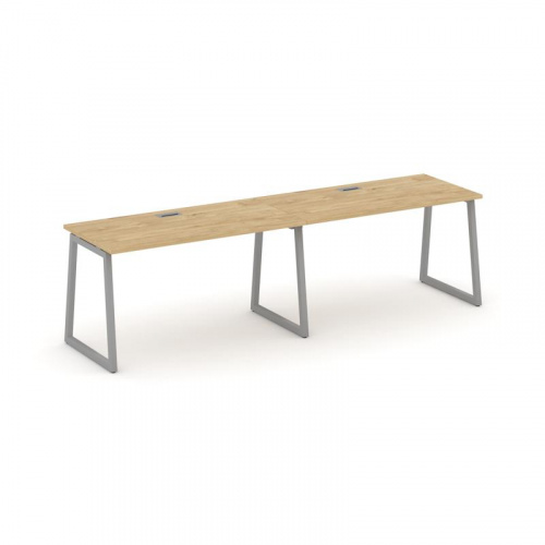 Style Project Рабочая станция 1 сторон. SN-4T1.ORS-011 Акация Лорка/Металл Антрацит/Заглушка Пластик фото 2