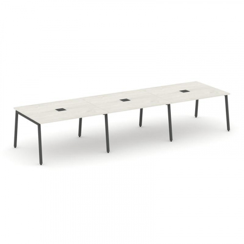 Style Project Стол переговорный SN-4A.SPRG-053 Антрацит/Металл Белый 4410*1180*750 фото 16 Style Project Стол переговорный SN-4A.SPRG-053 Антрацит/Металл Белый 4410*1180*750 фото 16