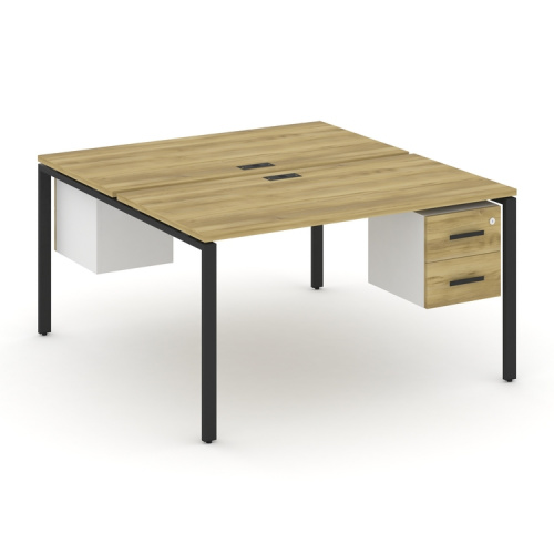 Бенч-система на 2 места с подвесными тумбами Concept CN.DRS-115 фото 6