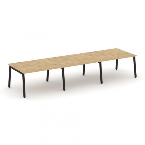 Style Project Стол переговорный SN-5A.SPRG-053.3 Тиквуд Светлый/Металл Антрацит 4410*1180*750 фото 3