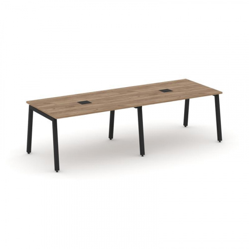 Style Project Стол переговорный SN-5A.SPRG-014 Акация Лорка/Металл Белый 3160*980*750 фото 13