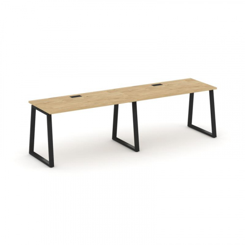 Style Project Рабочая станция 1 сторон. SN-6T1.ORS-011 Акация Лорка/Металл Антрацит/Заглушка Пластик