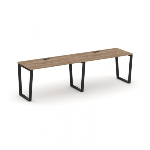 Style Project Рабочая станция 1 сторон. SN-6T2.ORS-022 Акация Лорка/Металл Антрацит/Заглушка Пластик фото 7