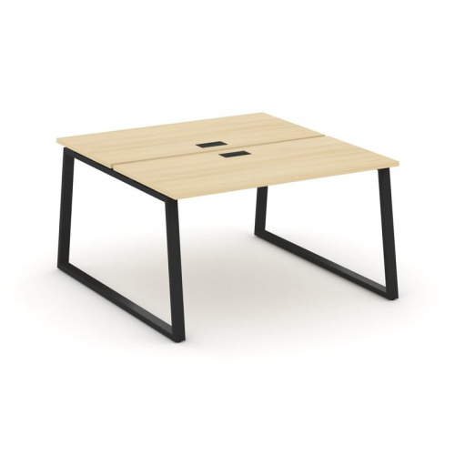 Style Project Рабочая станция 2-х сторон. SN-6T1.DRS-024 Акация Лорка/Металл Антрацит/Заглушка Пласт фото 6