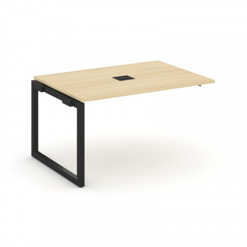 Style Project Проходной наб. элем. перег. стола SN-5O.NSPRG-001 Дуб Наварра/Металл Белый 980*980*750 фото 20