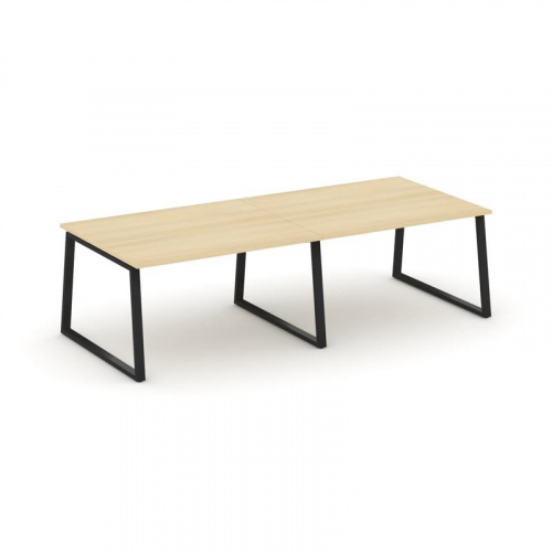 Style Project Стол переговорный SN-6T1.SPRG-042.3 Акация Лорка/Металл Антрацит 2360*1180*750 фото 8