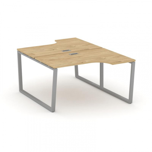 Style Project Рабочая станция эргоном. SN-6T2.DRPA-001 Акация Лорка/Металл Антрацит/Заглушка Пластик фото 2