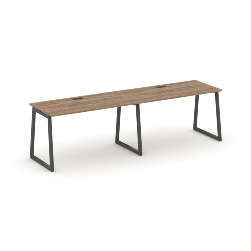 Style Project Рабочая станция 1 сторон. SN-4T1.ORS-011 Акация Лорка/Металл Антрацит/Заглушка Пластик фото 10