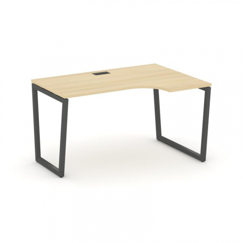 Style Project Стол рабочий эргоном. SN-4T2.SPA-021(R) Акация Лорка/Металл Антрацит/Заглушка Пластик фото 28
